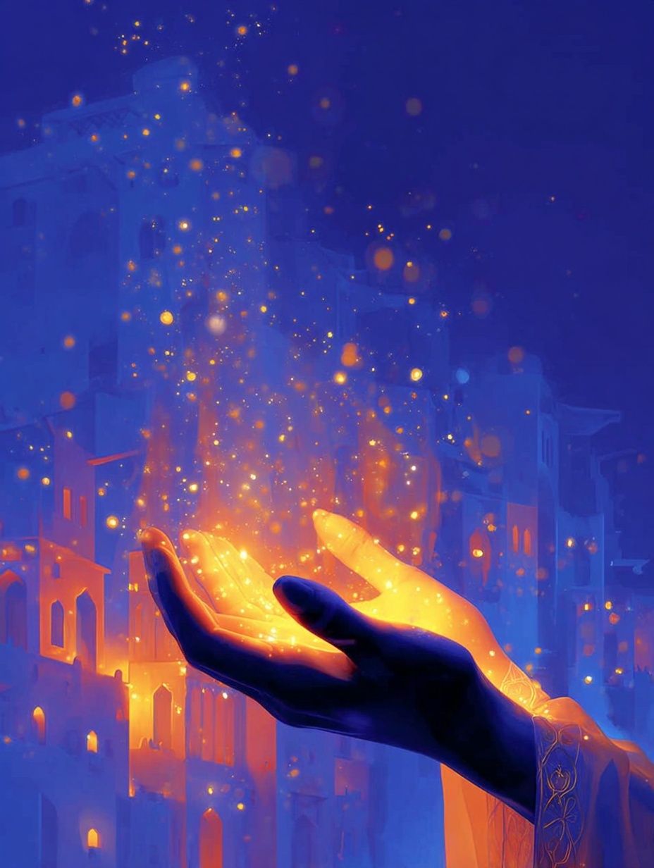 Magic Hands — Illustration Print. poster — illustration art