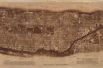 New York City, photographed two. poster — maps-travel art
