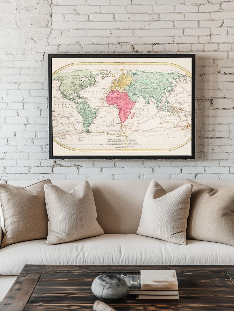 Mappe Monde ou Carte générale. — room view 1
