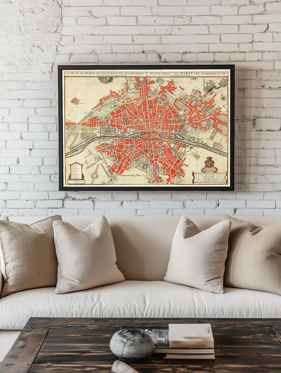Plattegrond van Parijs (ca. 1721–1774). — room view 1