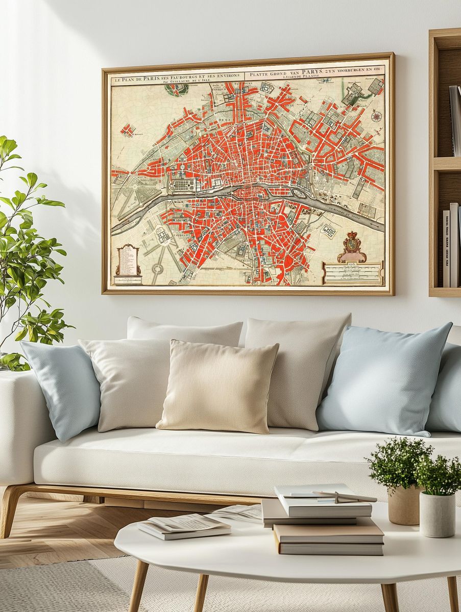 Plattegrond van Parijs (ca. 1721–1774). — room view 2