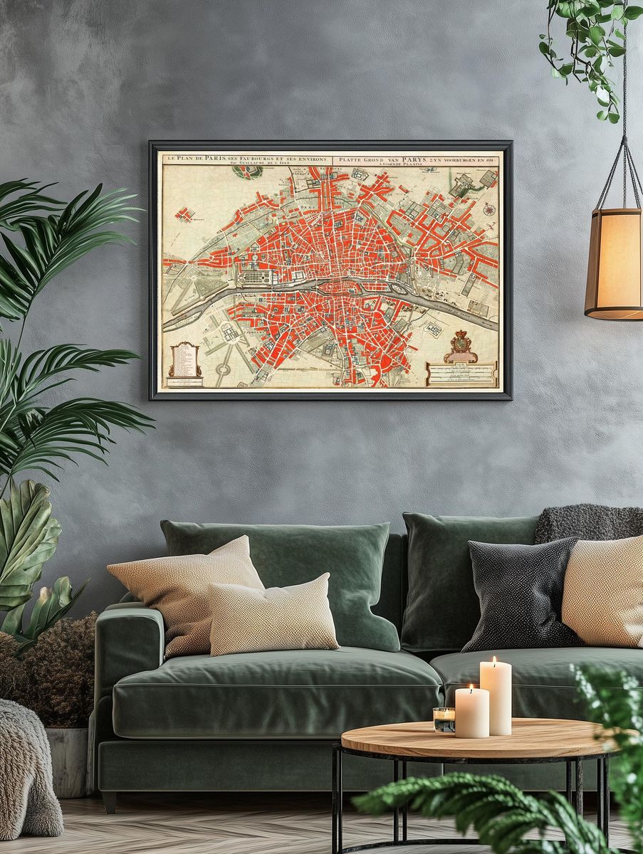 Plattegrond van Parijs (ca. 1721–1774). — room view 4