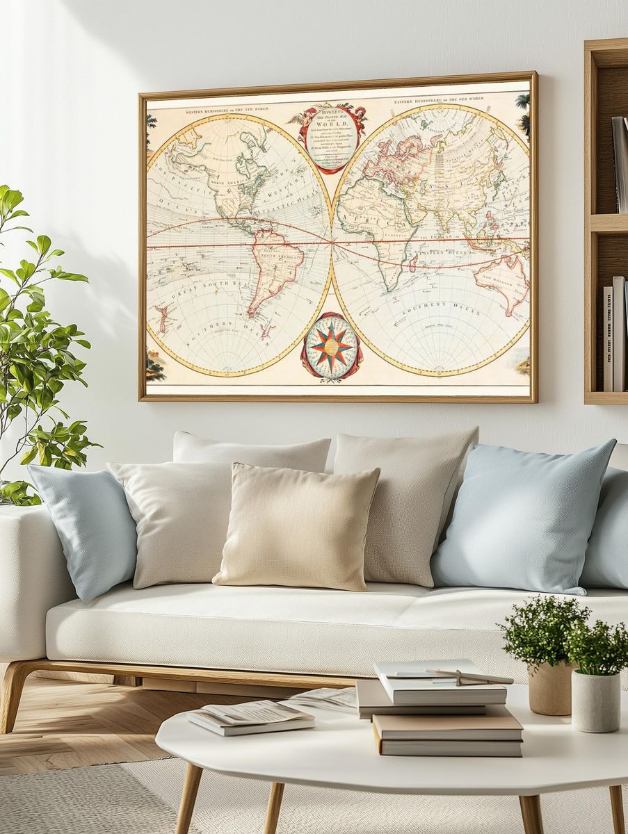 Bowles's new pocket map world. — room view 2