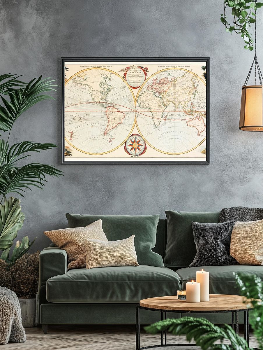 Bowles's new pocket map world. — room view 4