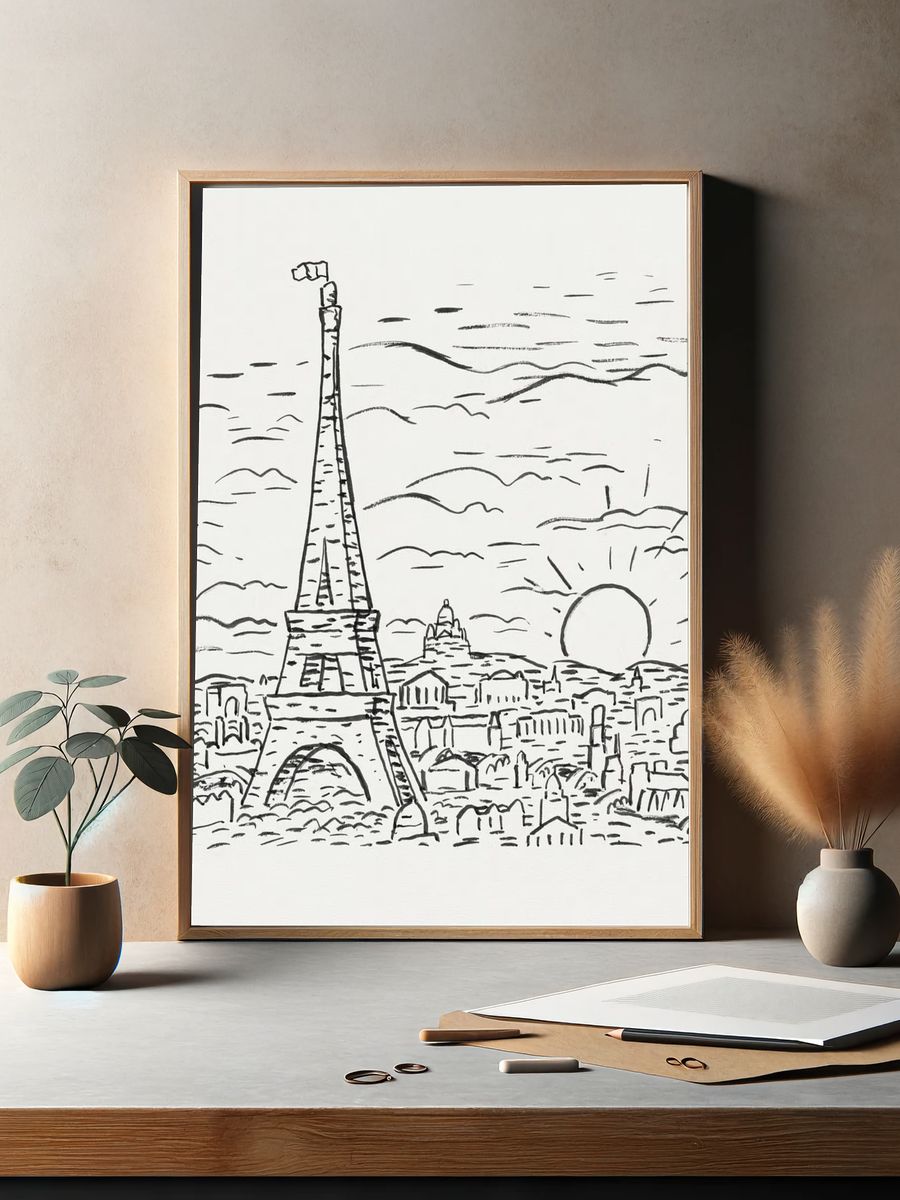 View of the Eiffel Tower in Paris (ca. 1891–1941). — room view 2