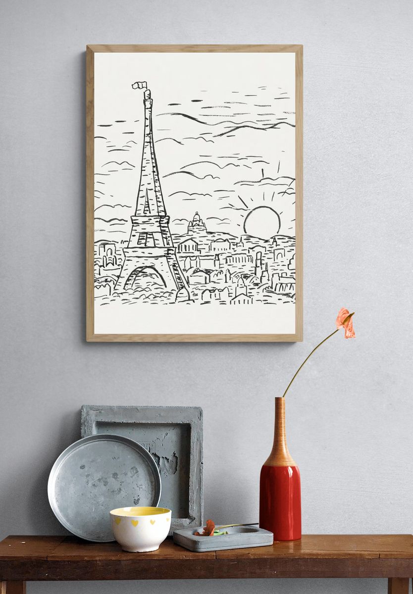 View of the Eiffel Tower in Paris (ca. 1891–1941). — room view 3