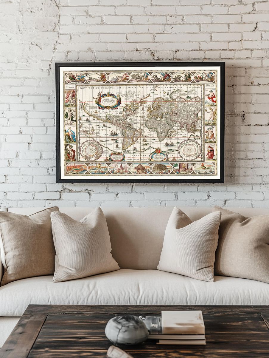 Nova totius terrarum orbis geographica. — room view 1