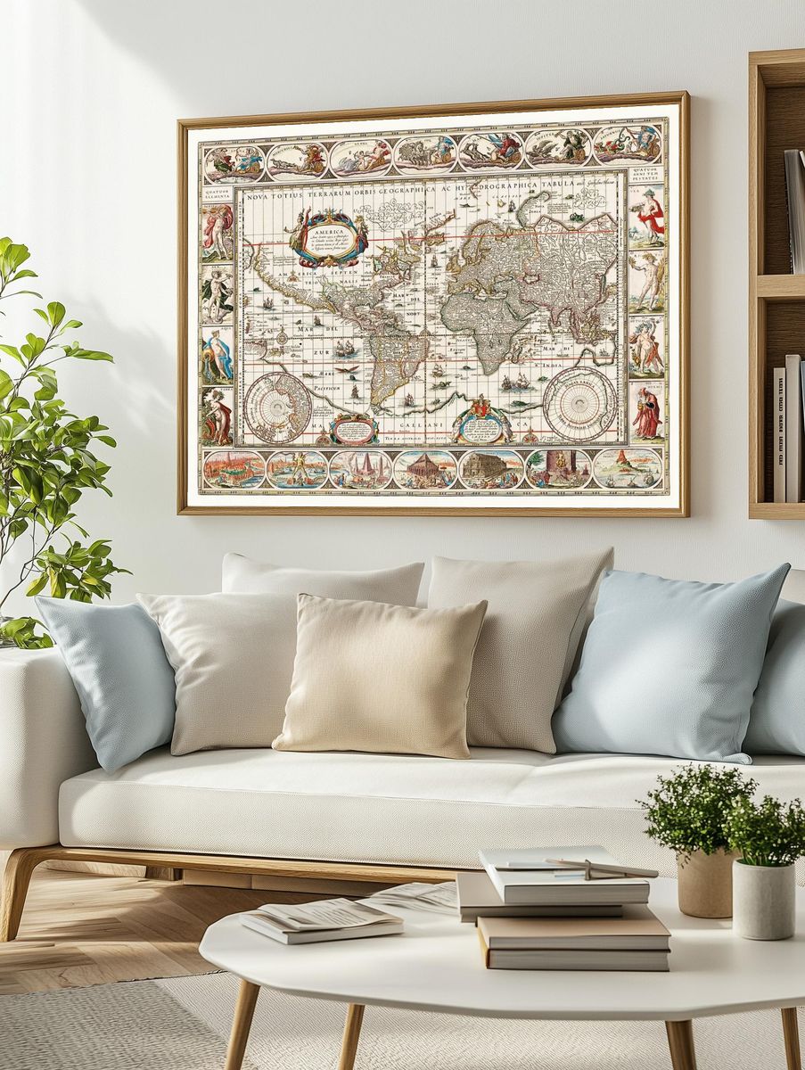Nova totius terrarum orbis geographica. — room view 2
