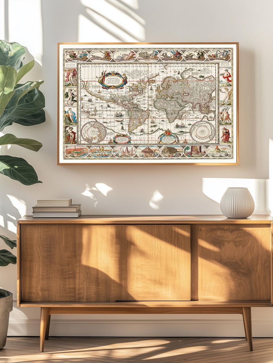 Nova totius terrarum orbis geographica. — room view 3