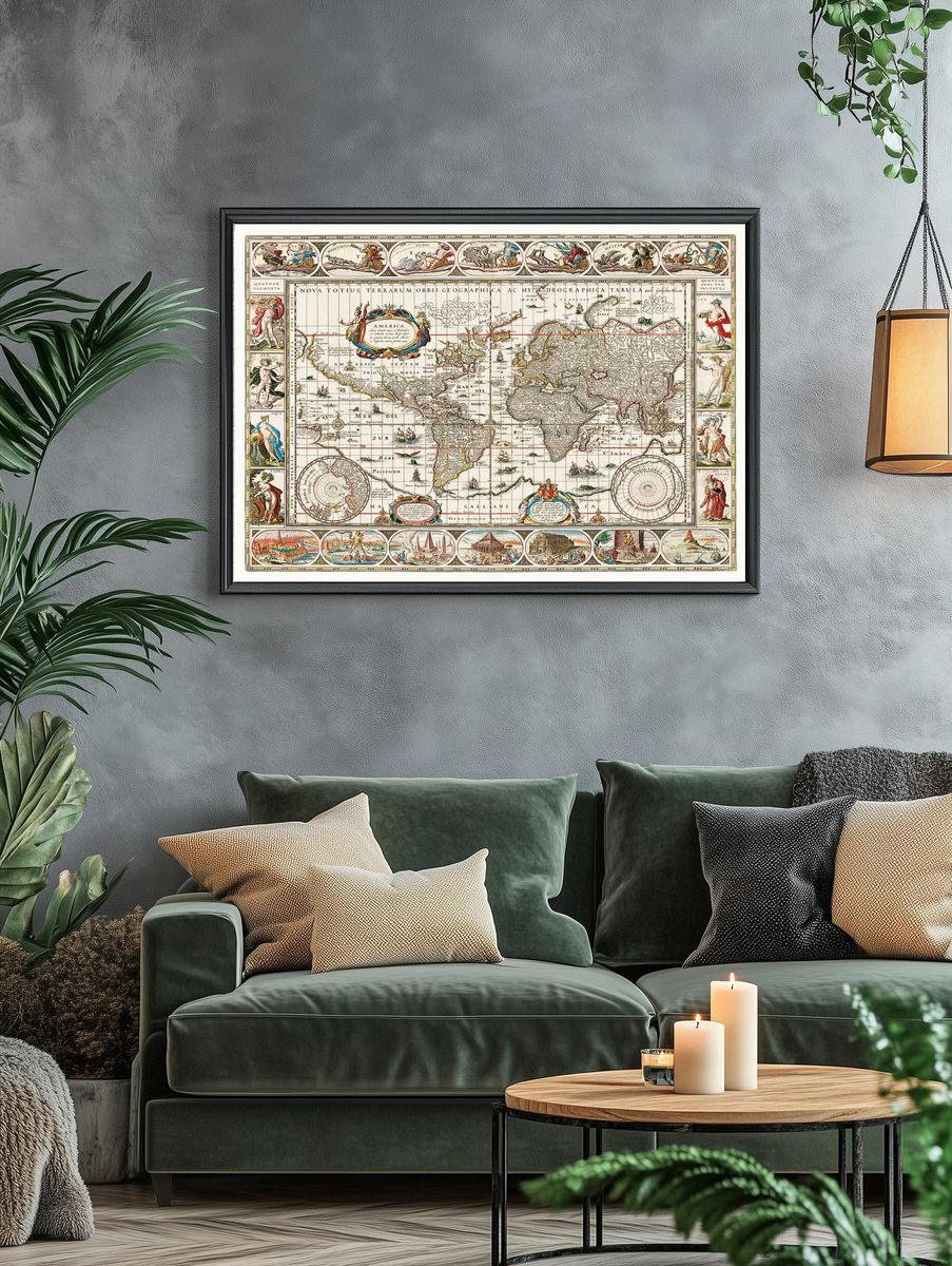 Nova totius terrarum orbis geographica. — room view 4