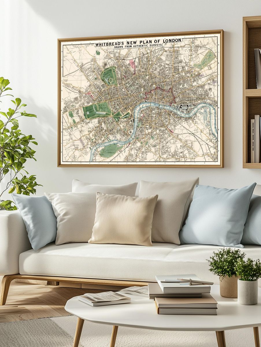 Whitbread's new plan London: drawn. — room view 2