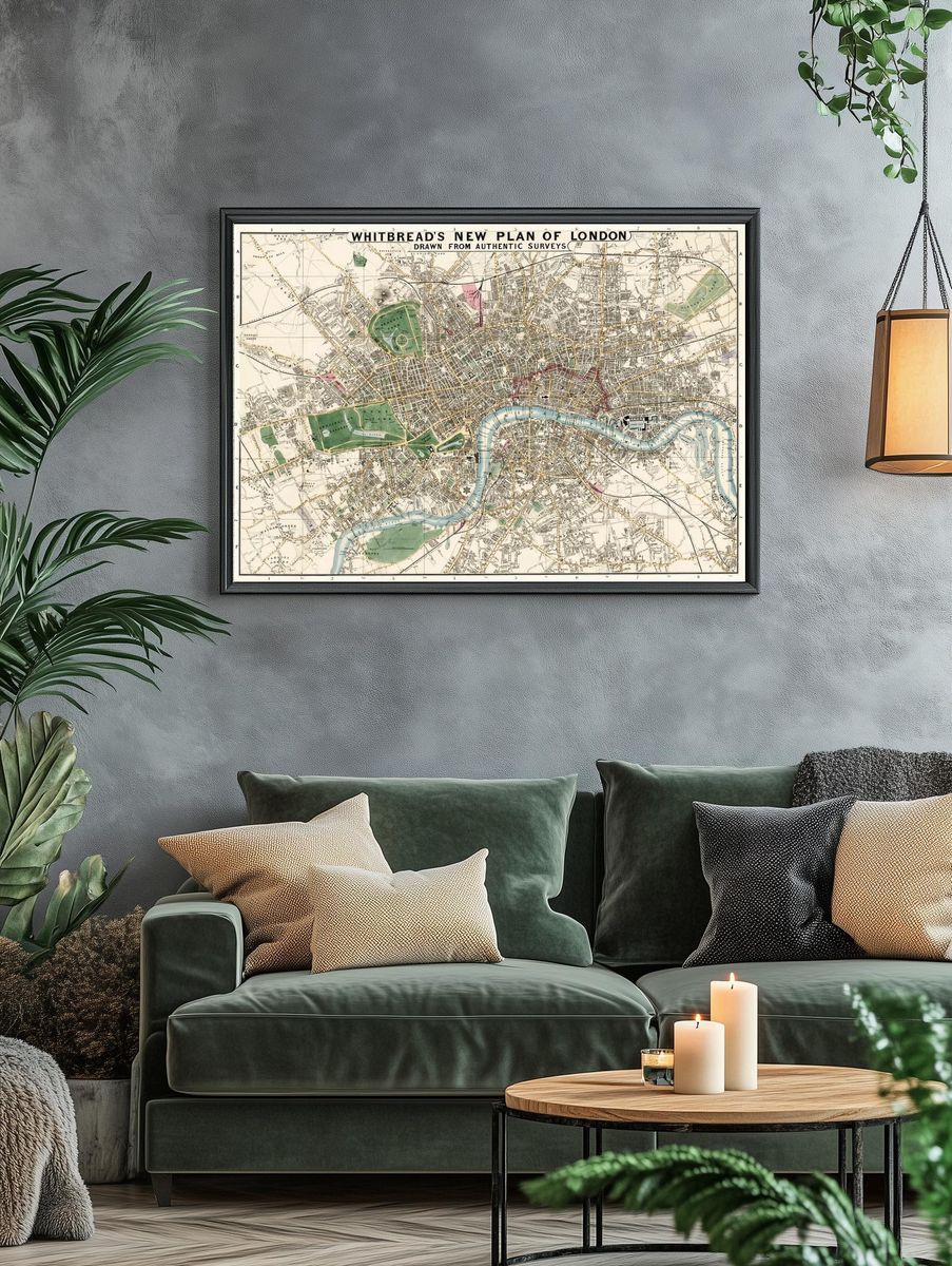 Whitbread's new plan London: drawn. — room view 4