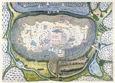 Fortified City Ranthambhor (ca. 1810–1818).