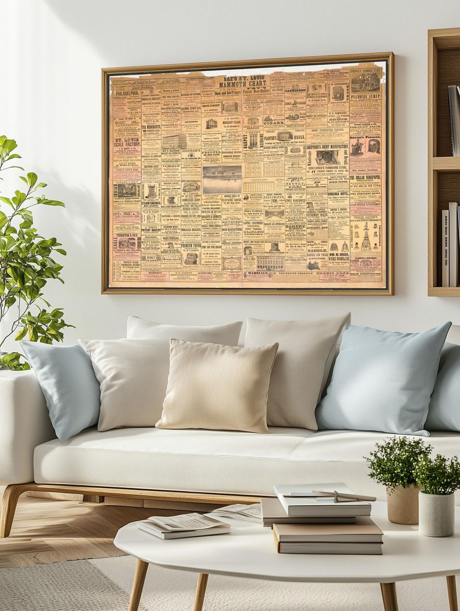 Rae's St. Louis mammoth chart. — room view 2