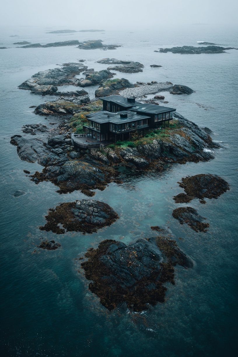 Modern Coastal House — Photography Print. poster detail