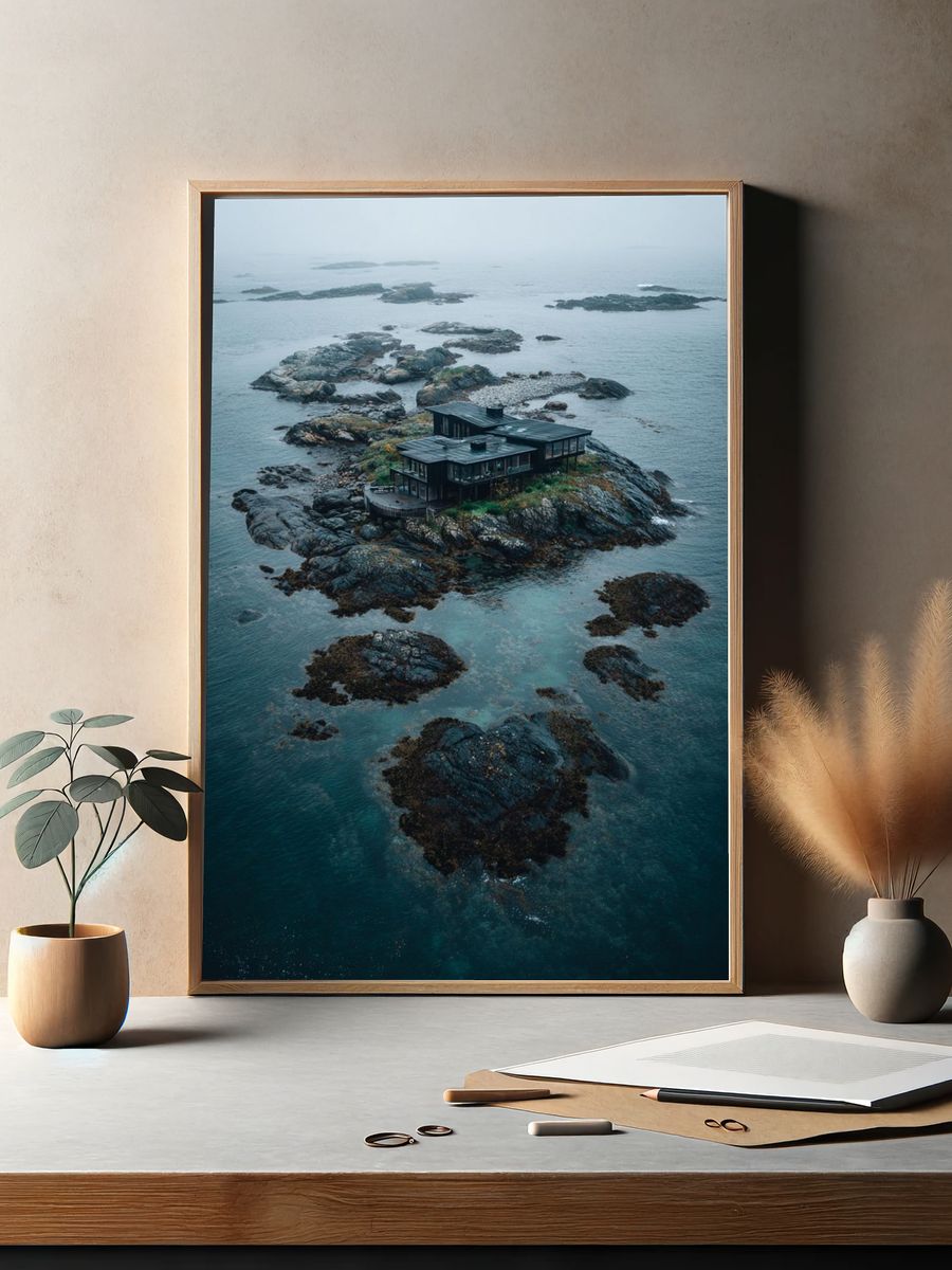 Modern Coastal House — Photography Print. — room view 2