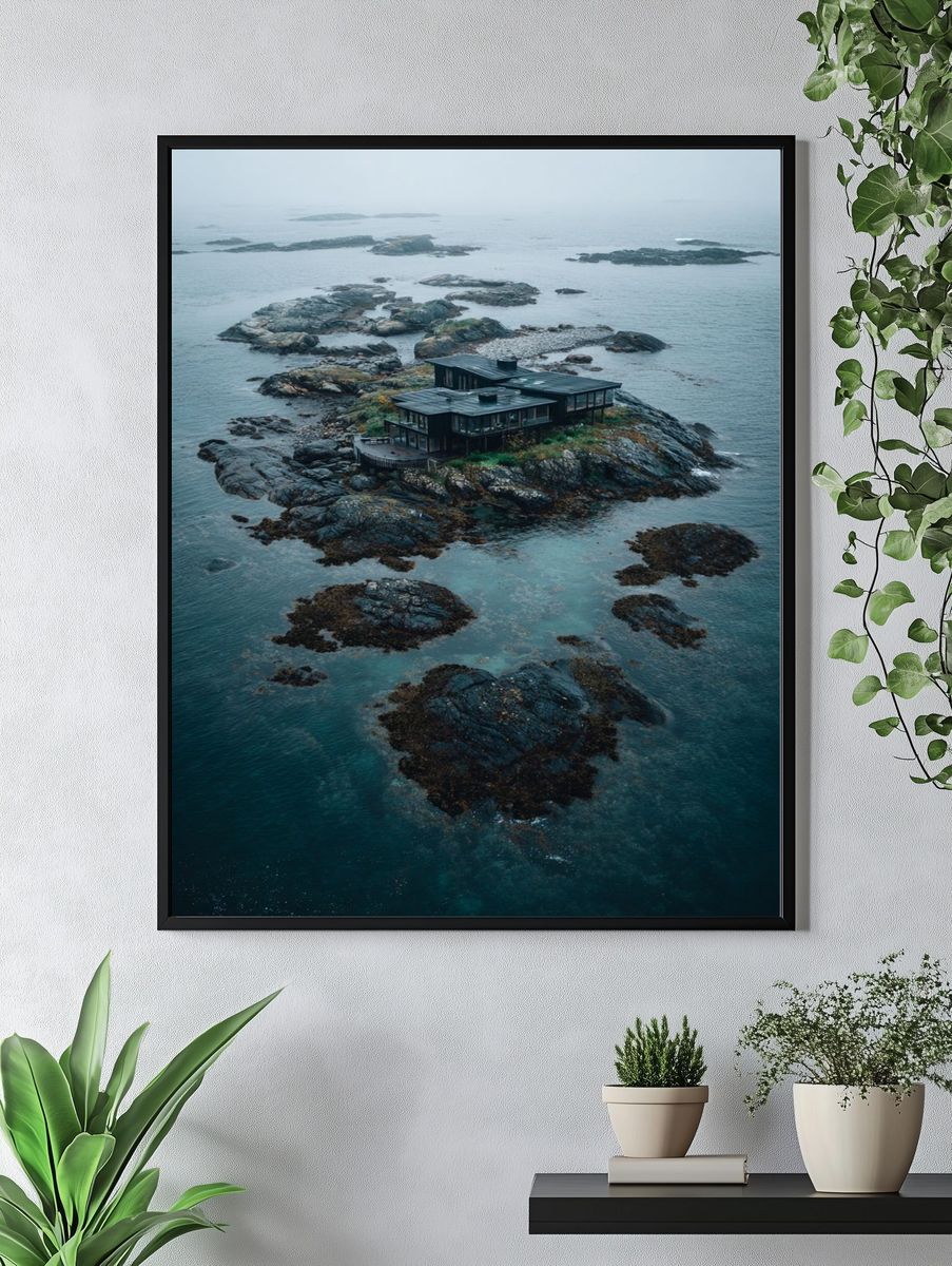 Modern Coastal House — Photography Print. — room view 4