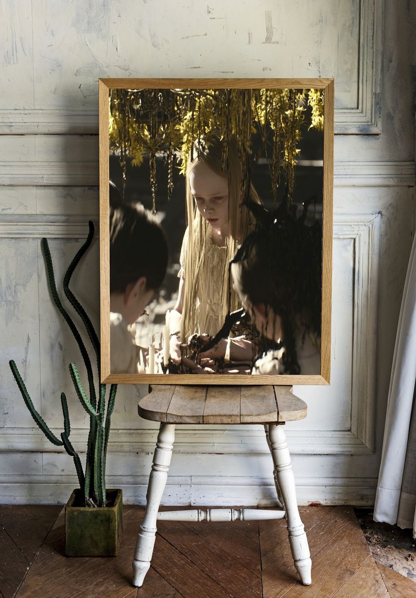 Mysterious Children Portrait Poster. room preview