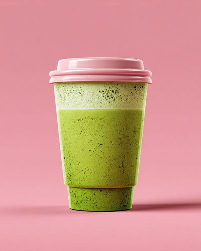 Matcha Cup Photography Poster.