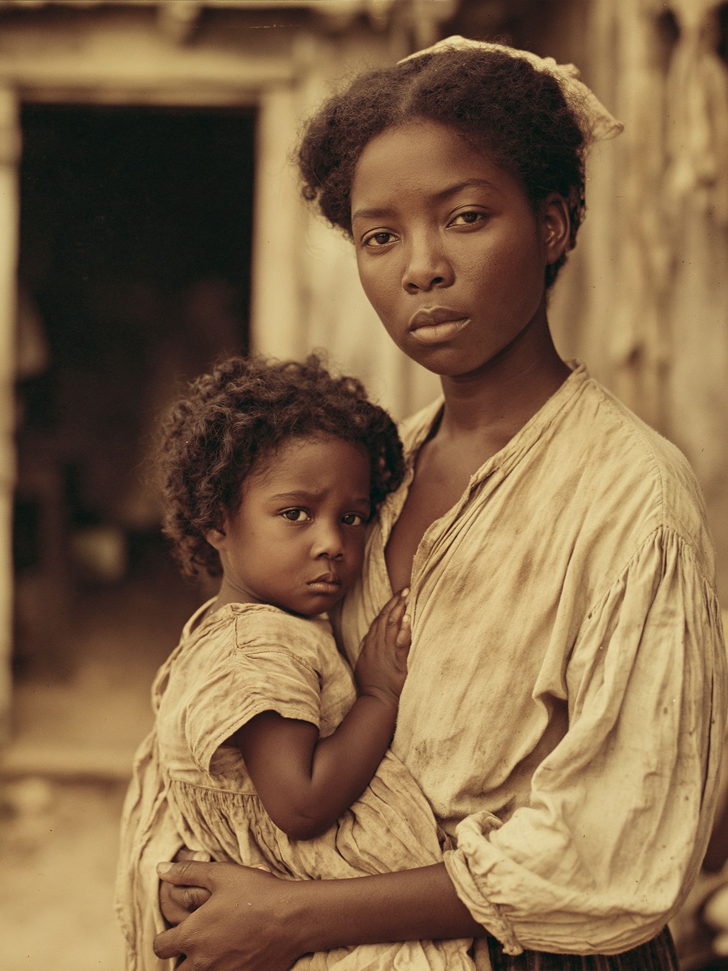 Mother and Child Portrait Print. poster — photography art