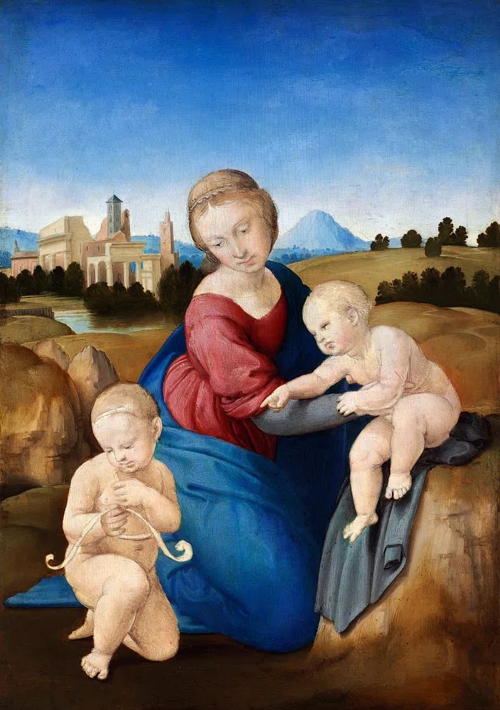 Madonna and Child — Fine Art Print. poster detail