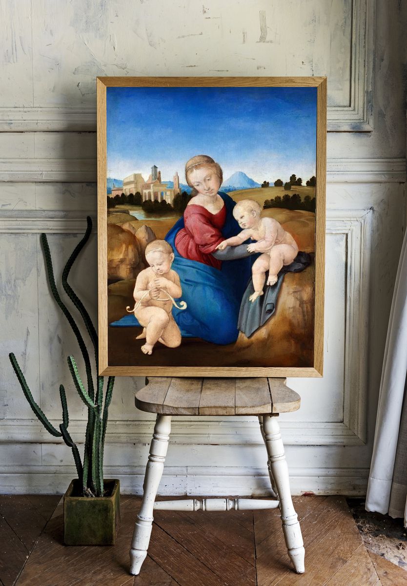 Madonna and Child — Fine Art Print. — room view 1