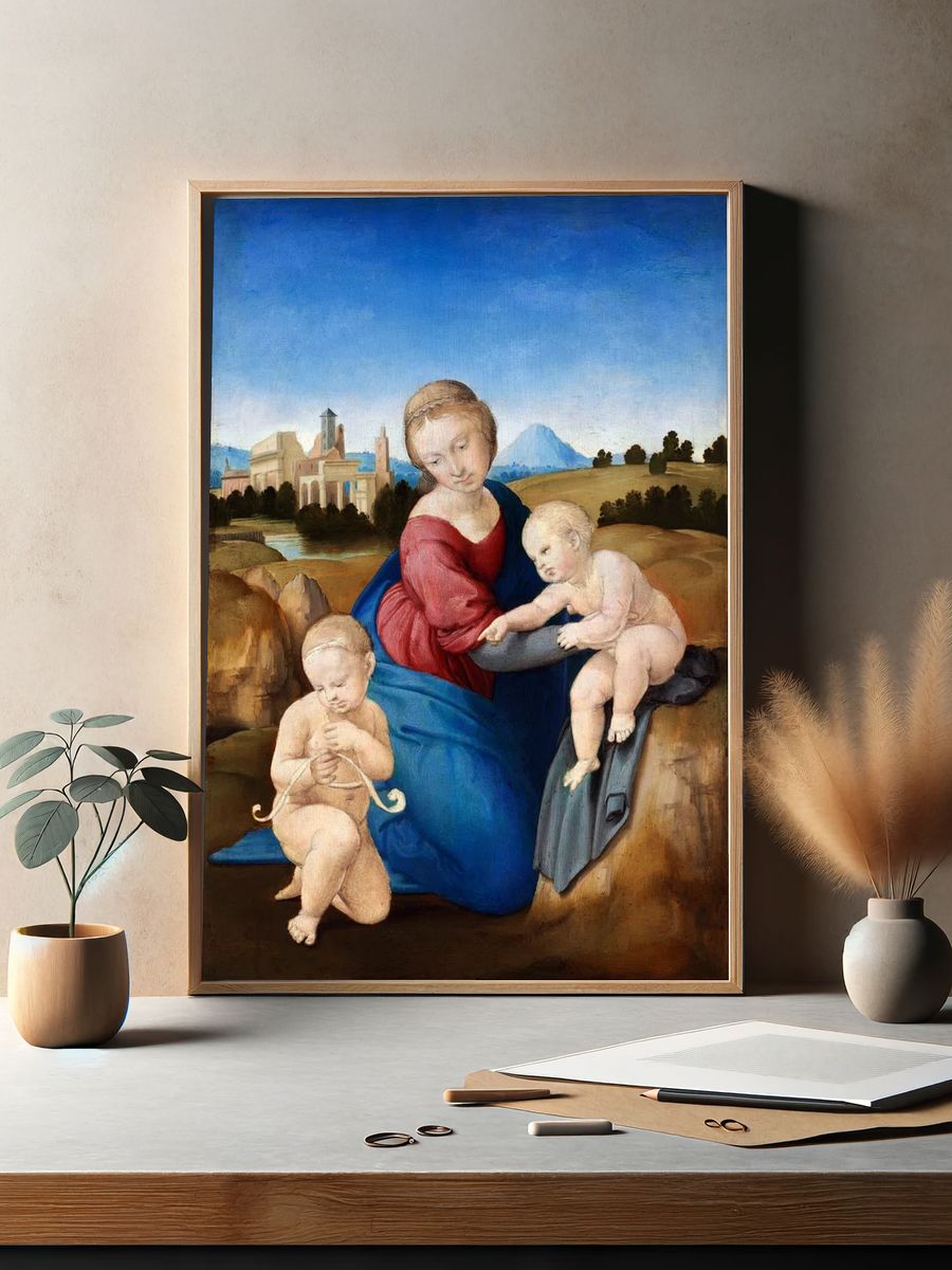 Madonna and Child — Fine Art Print. — room view 2