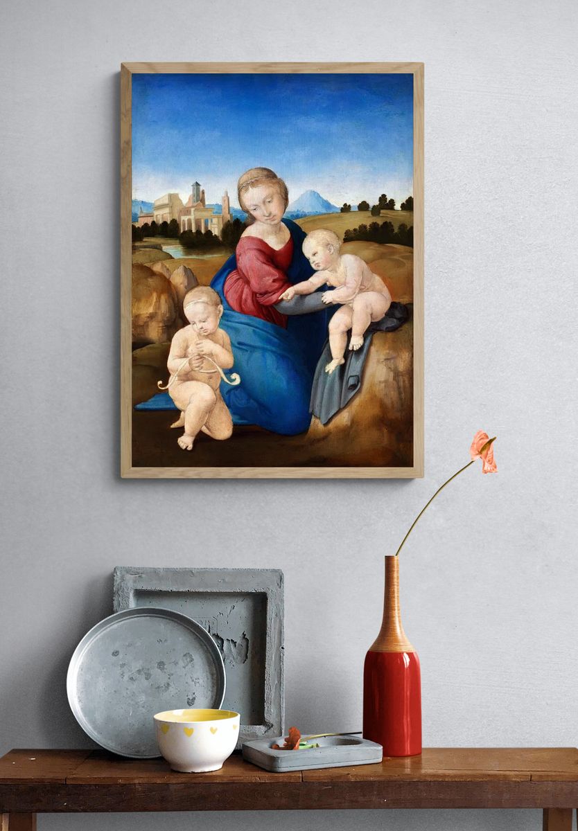Madonna and Child — Fine Art Print. — room view 3