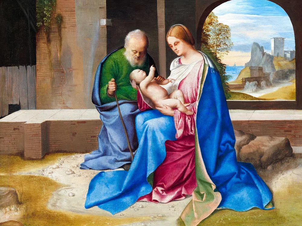 Madonna and Child — Renaissance Print. poster — fine-art art