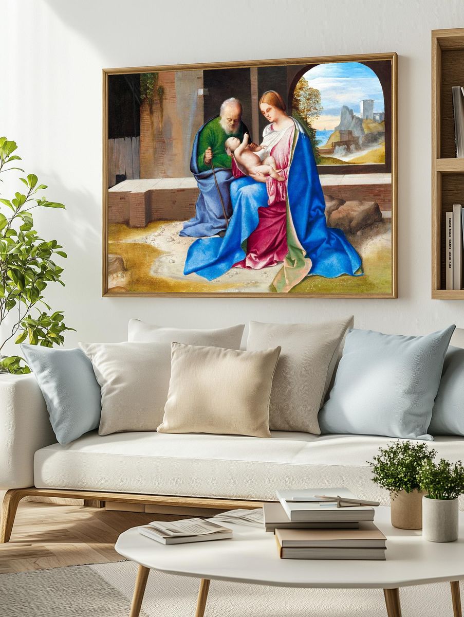 Madonna and Child — Renaissance Print. — room view 2