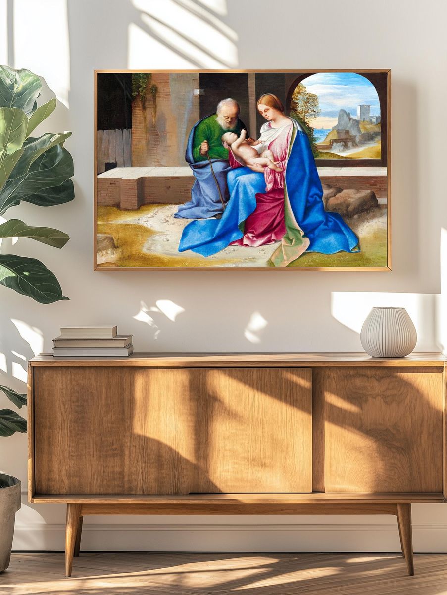 Madonna and Child — Renaissance Print. — room view 3