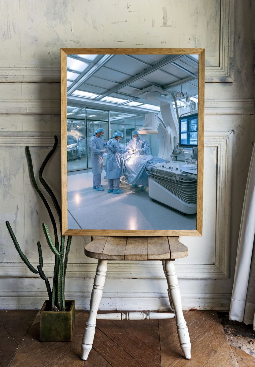 Modern Surgical Suite Photography Poster. — room view 1