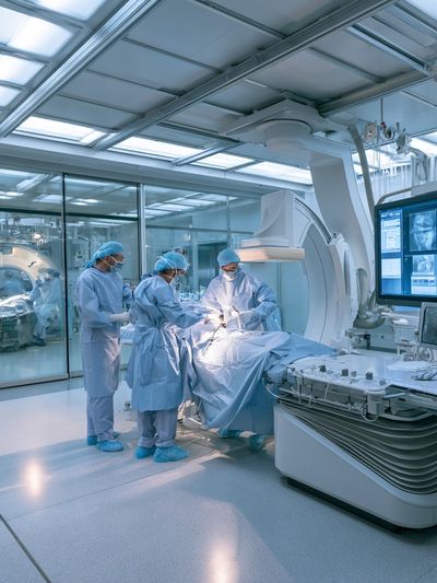Modern Surgical Suite Photography Poster. poster