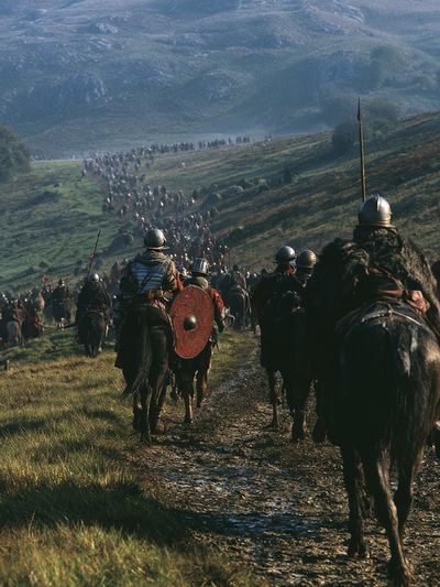 Medieval Cavalry March Poster.