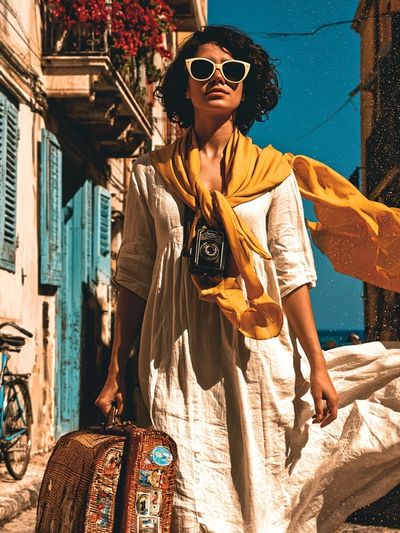 Mediterranean Traveler Photography Poster.