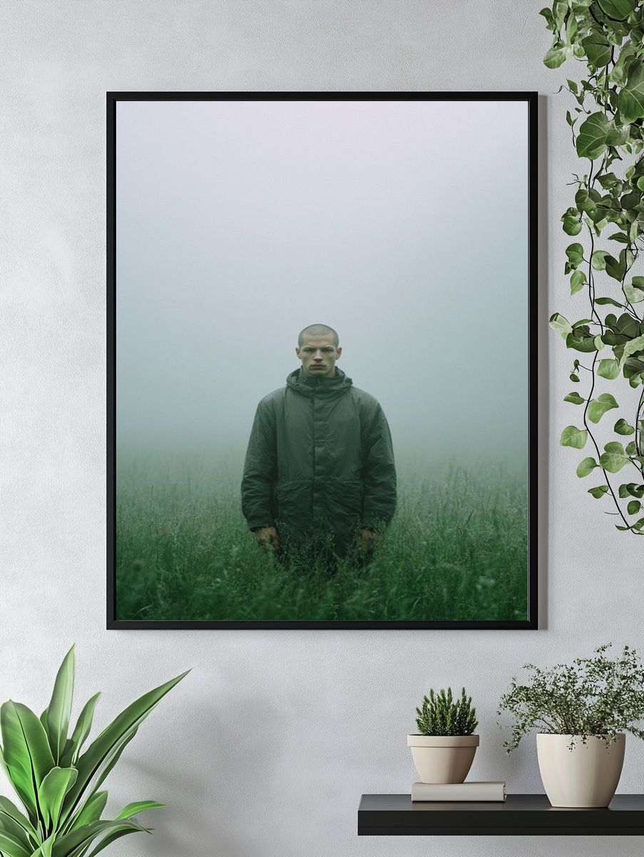 Misty Field Portrait — Photography Print. — room view 4