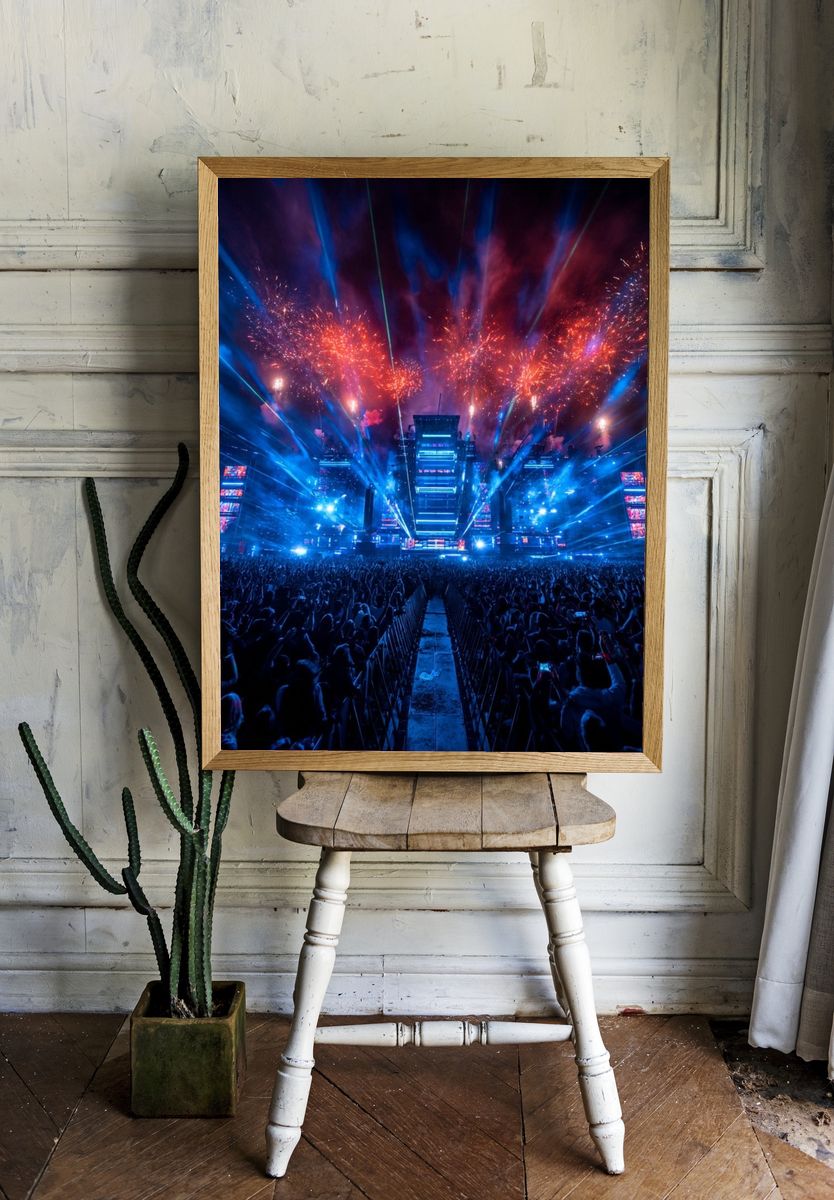 Electric Dance Festival — Photography Print. room preview