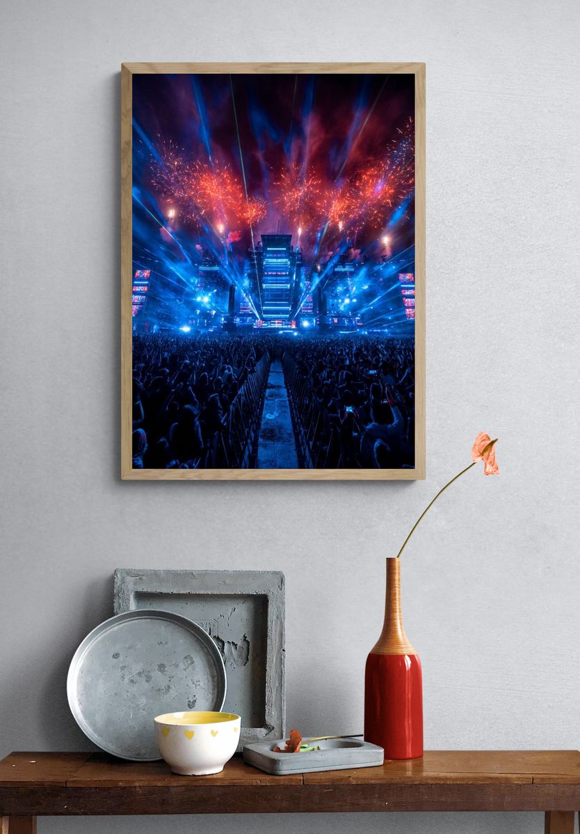 Electric Dance Festival — Photography Print. — room view 3