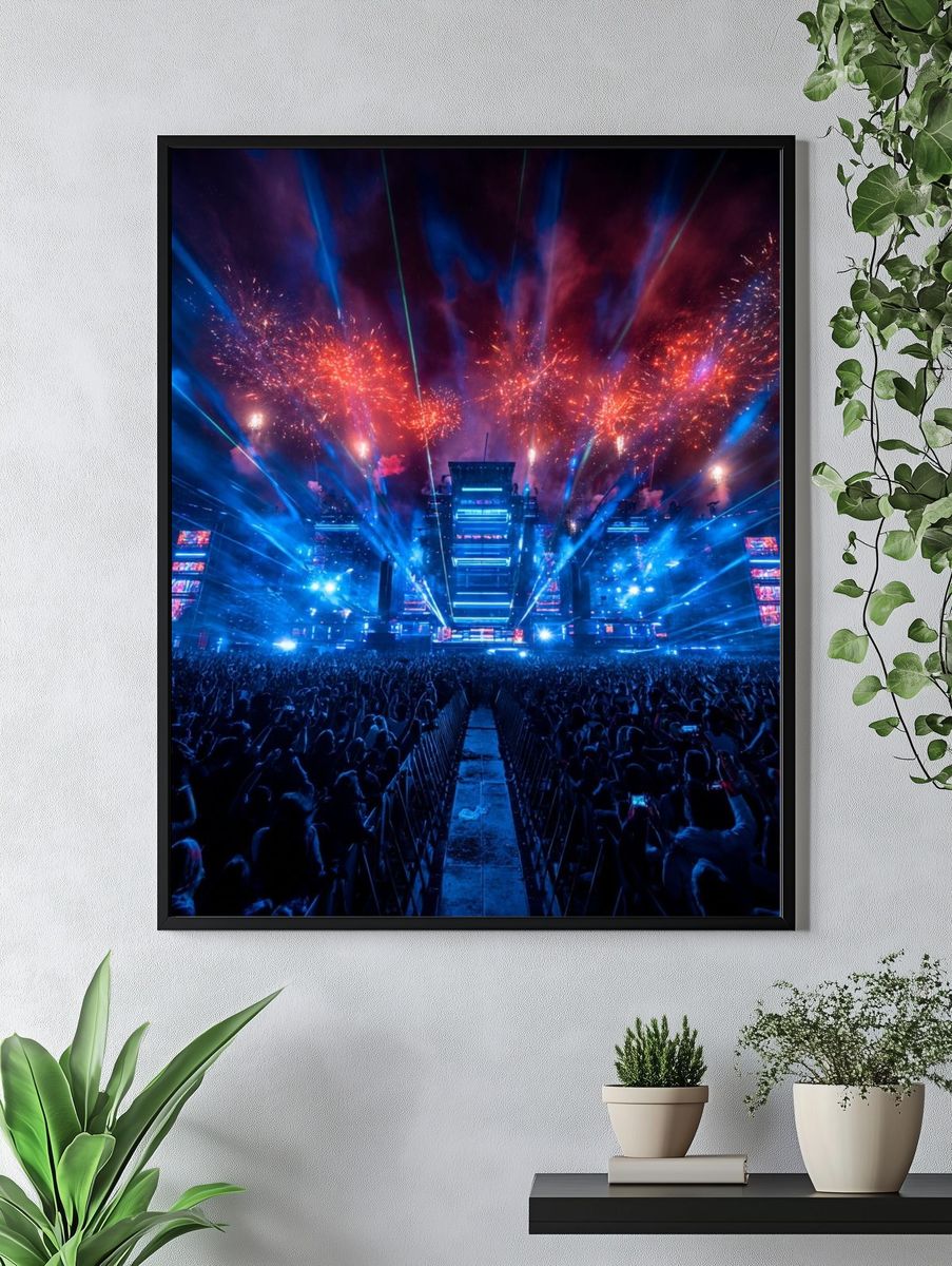 Electric Dance Festival — Photography Print. — room view 4