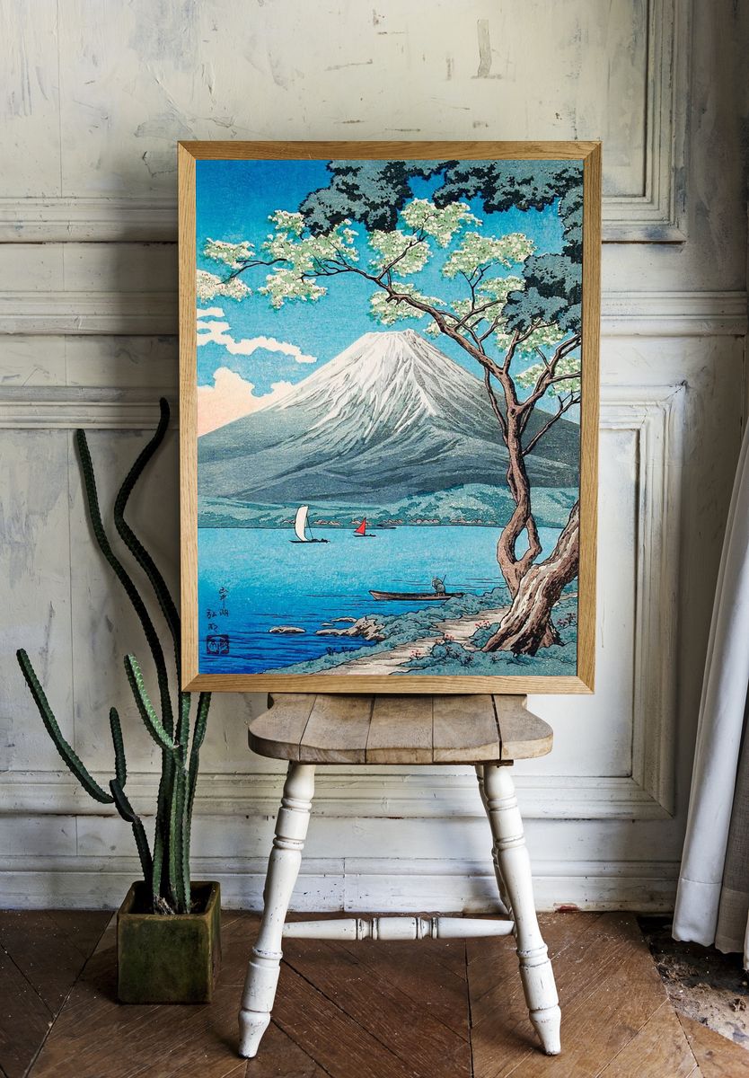 Mount Fuji Lake Yamanaka print room preview
