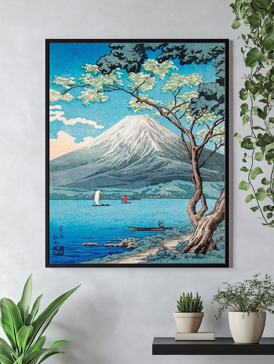 Mount Fuji Lake Yamanaka print. — room view 4