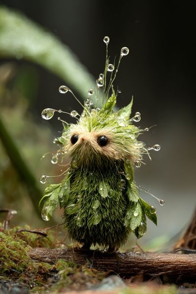 Whimsical Moss Creature