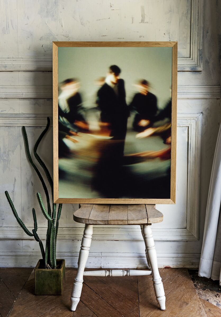 Motion Blur Group Portrait — Fine Art Print. — room view 1