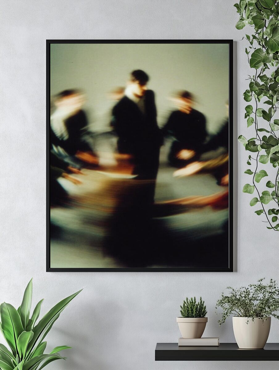 Motion Blur Group Portrait — Fine Art Print. — room view 4