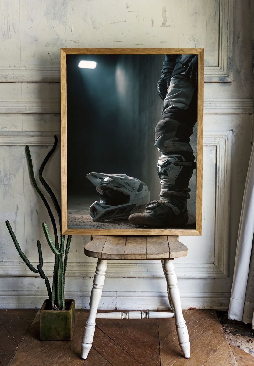 Motocross Gear — Photography Print. — room view 1