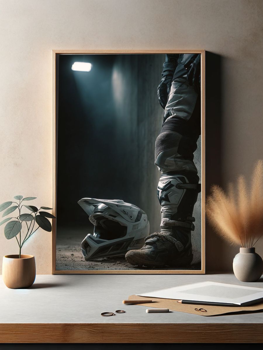 Motocross Gear — Photography Print. — room view 2