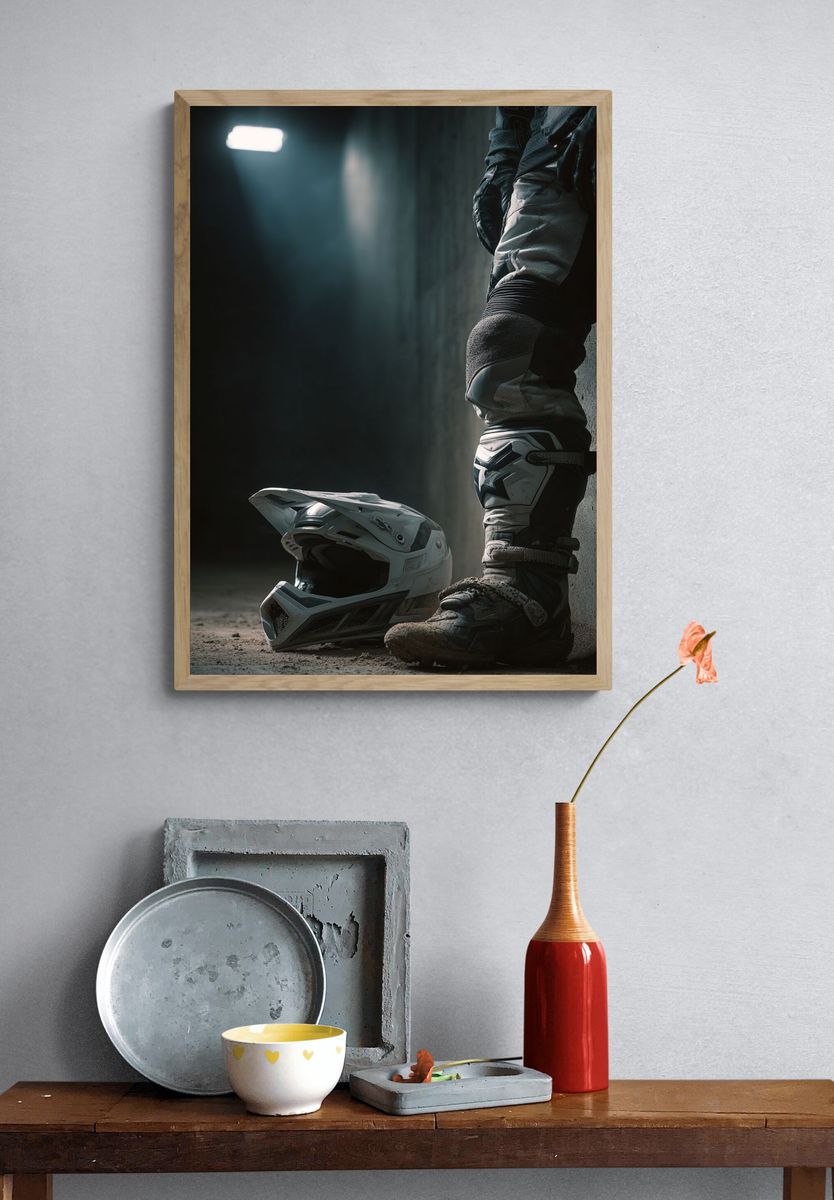 Motocross Gear — Photography Print. — room view 3