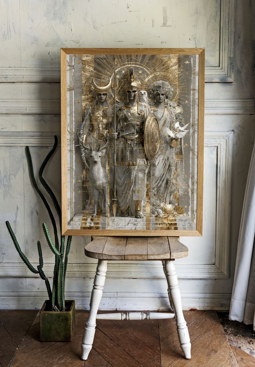 Mythic Guardians Fine-Art Print. — room view 1