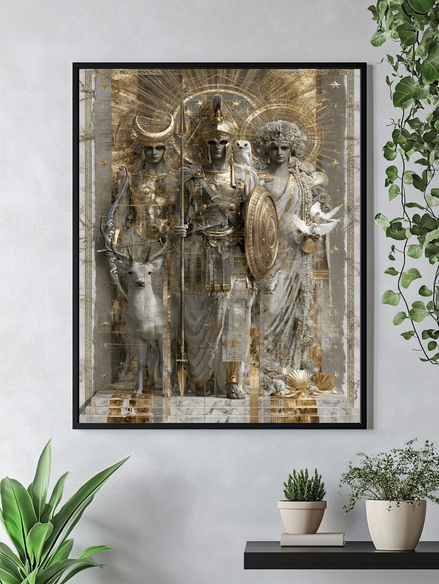 Mythic Guardians Fine-Art Print. — room view 4
