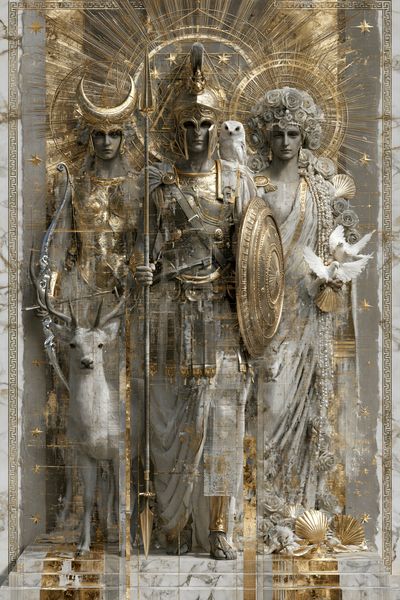 Mythic Guardians Fine-Art Print.